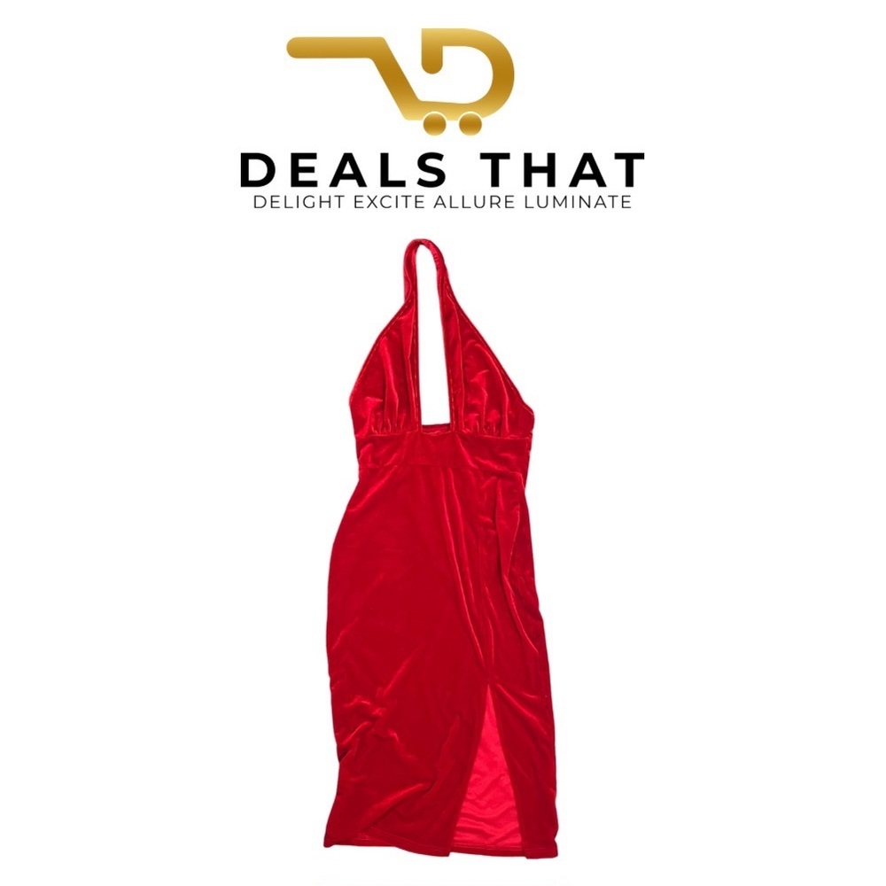 Red Backless SHEIN Dress